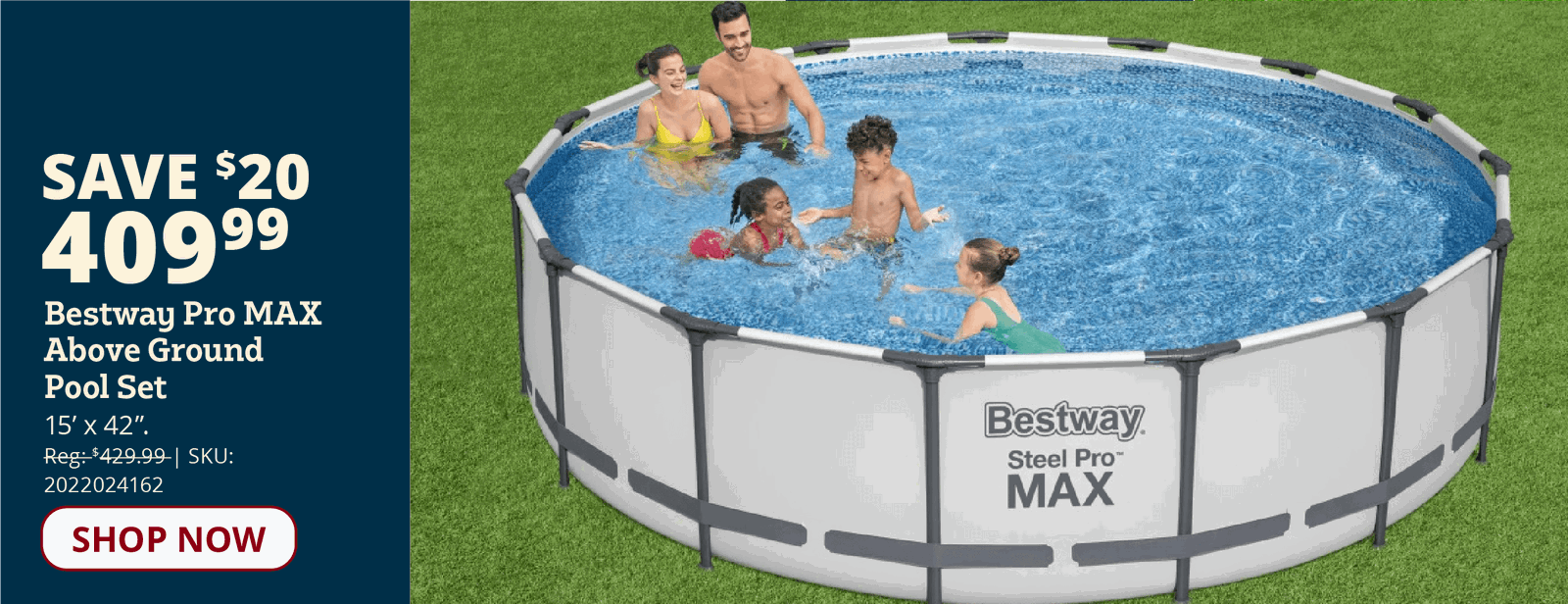 Bestway Pro Max Above Ground Pool Set