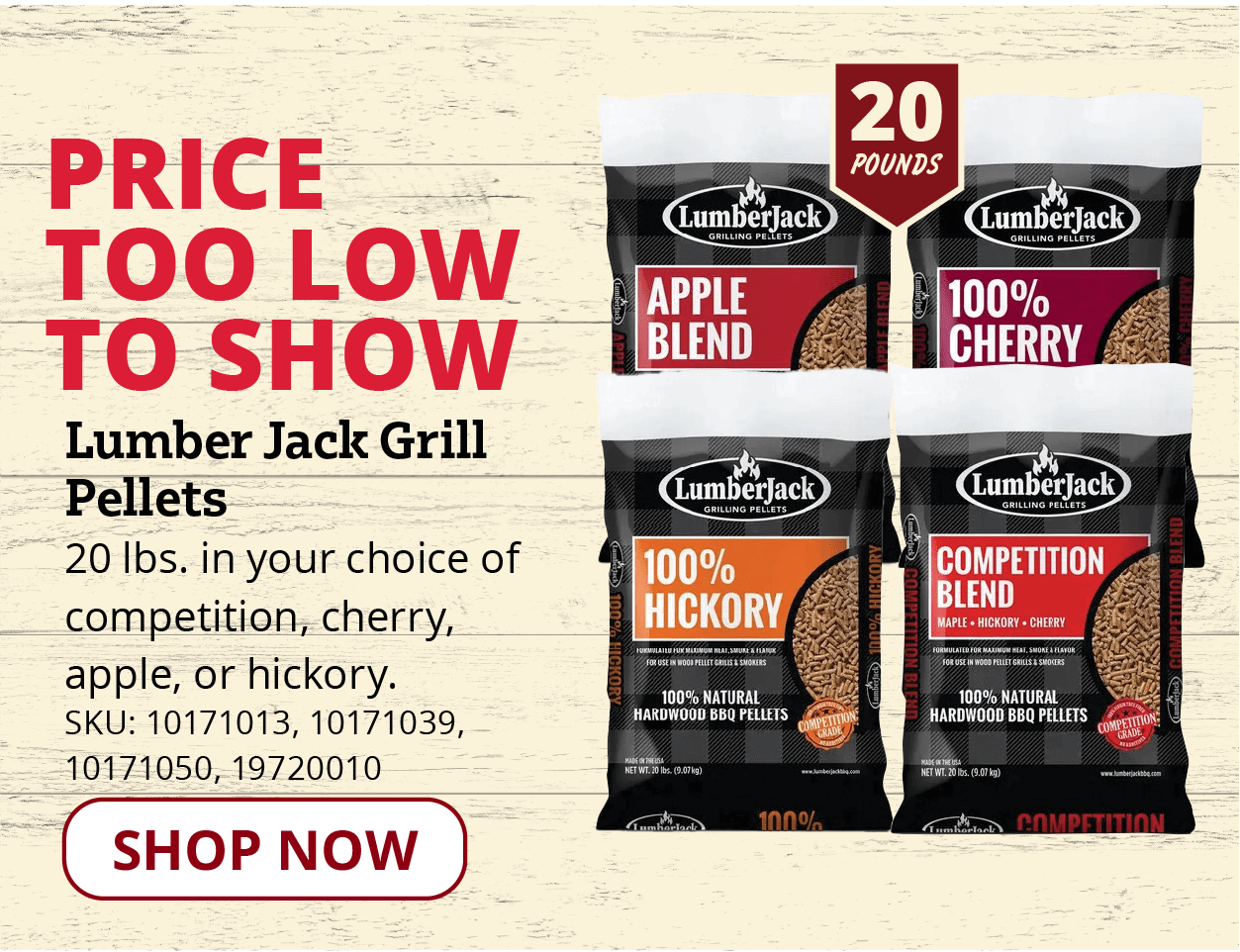 Lumber Jack Grill Pellets
