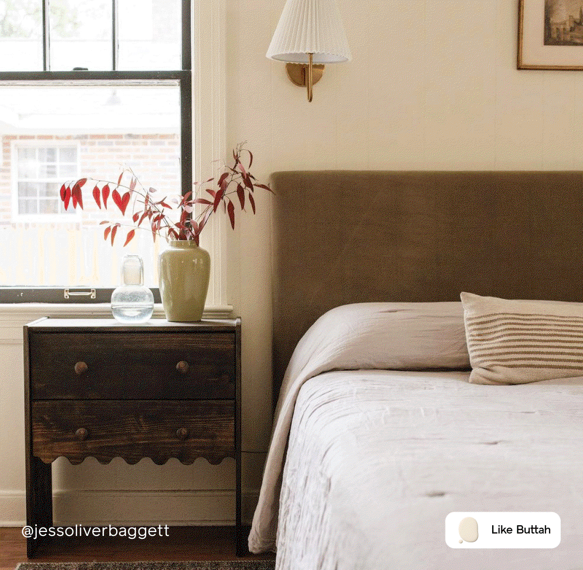 Gif of Clare painted spaces featuring Like Buttah, On Point and Neutral Territory