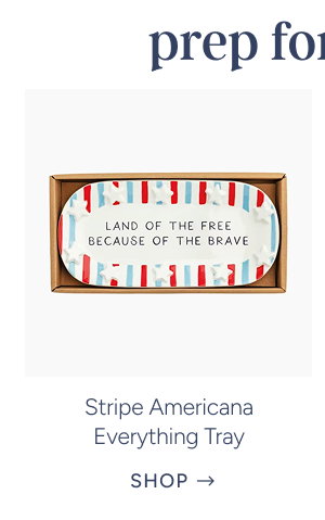 Stripe Americana Everything Tray