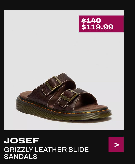 Josef Grizzy Leather Sandals