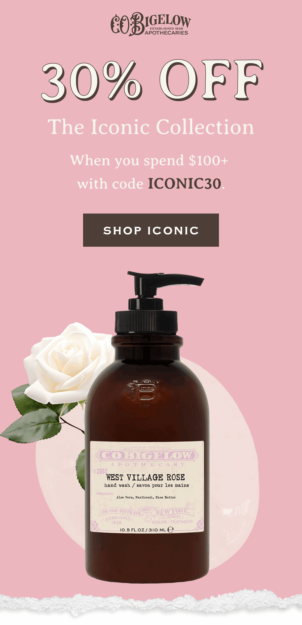 30% OFF The Iconic Collection | When you spend $100+ with code ICONIC30. | SHOP ICONIC 