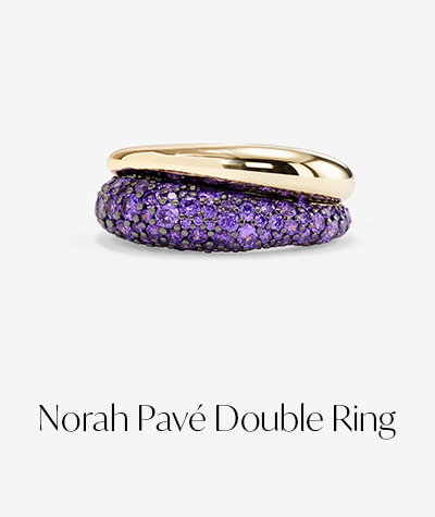 Norah Pavé Double Ring