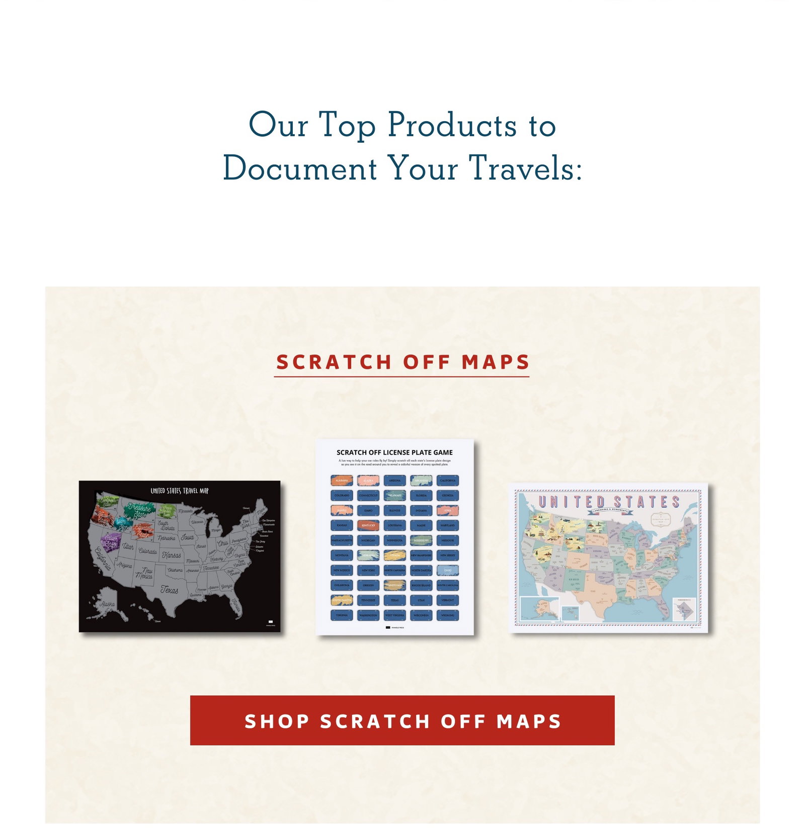Shop Scratch Off Maps