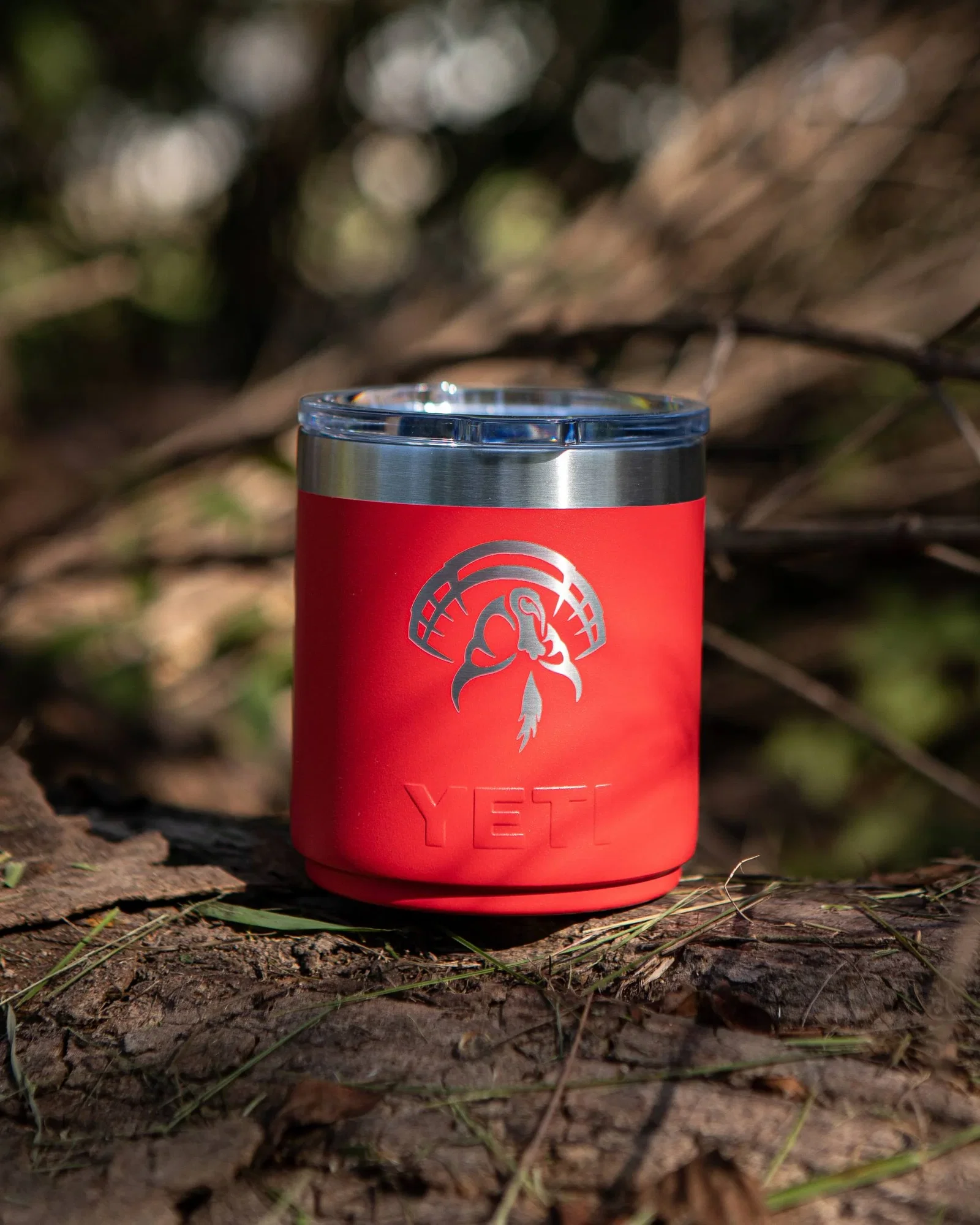 Image of Strut Commander Icon 10oz Red Yeti Rambler Lowball