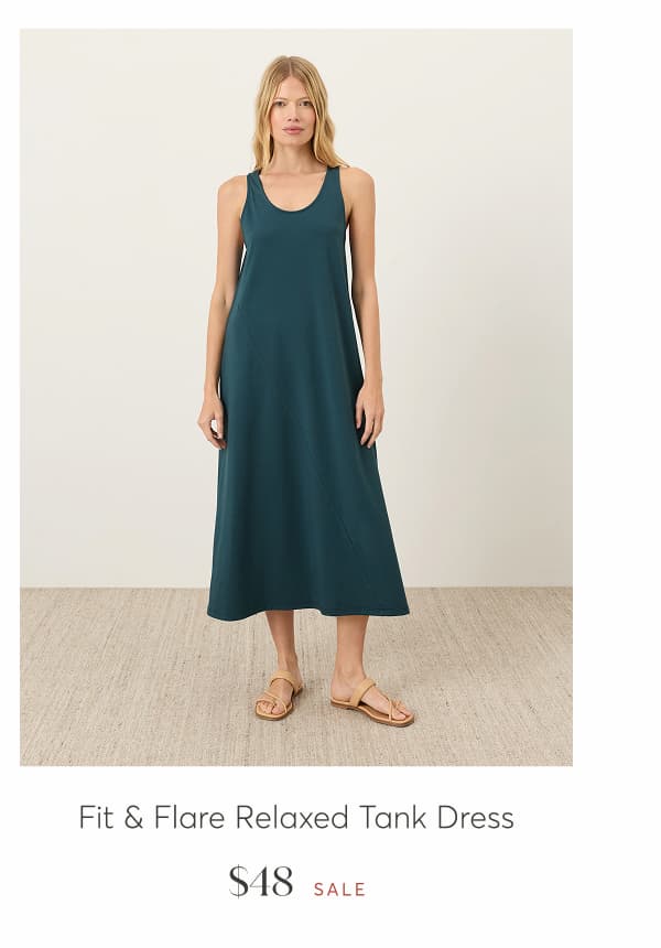 Fit & Flare Relaxed Tank Dress
