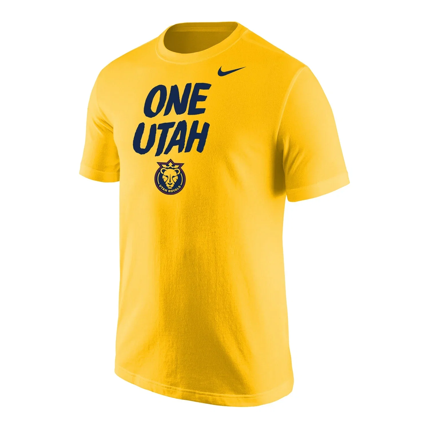 Image of Unisex Utah Royals Nike Yellow Roots Tee