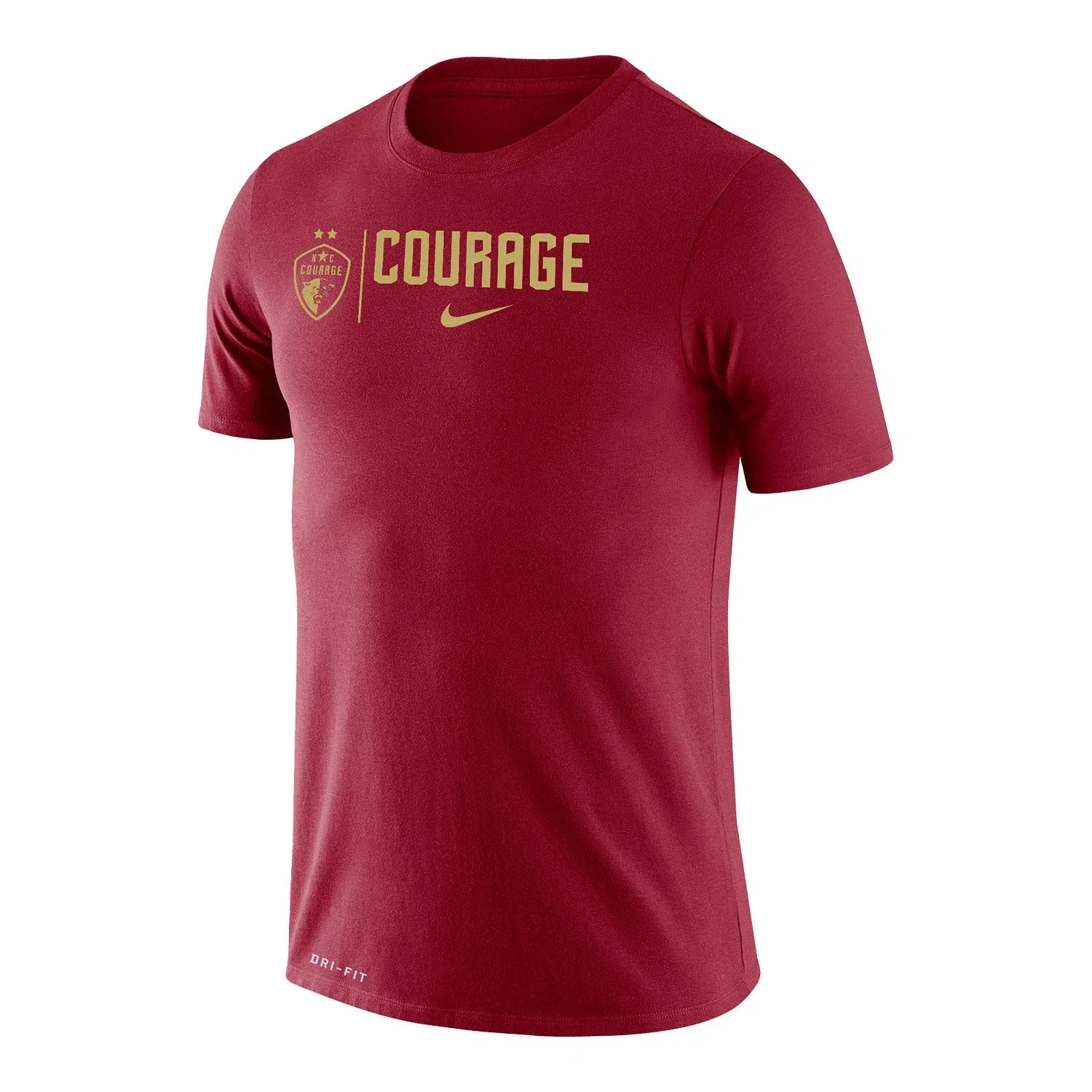Image of Unisex NC Courage Nike Red Combo Tee