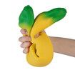 45CM Easy Sqweezy Giant Stretchy Banana, Stretches Up to 50CM Long, Huge Jumbo Sized Squishy Fruit Toy for Kids and Men Women