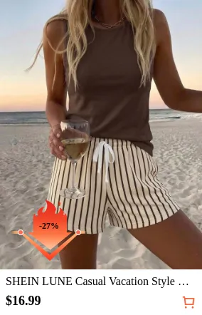 SHEIN LUNE Casual Vacation Style...