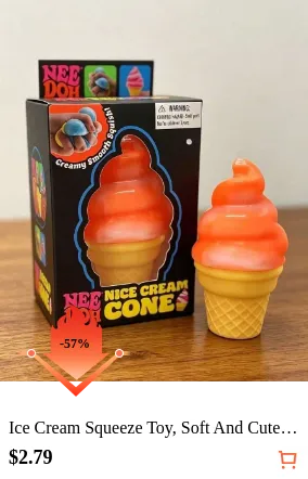 Ice Cream Squeeze Toy Soft And...