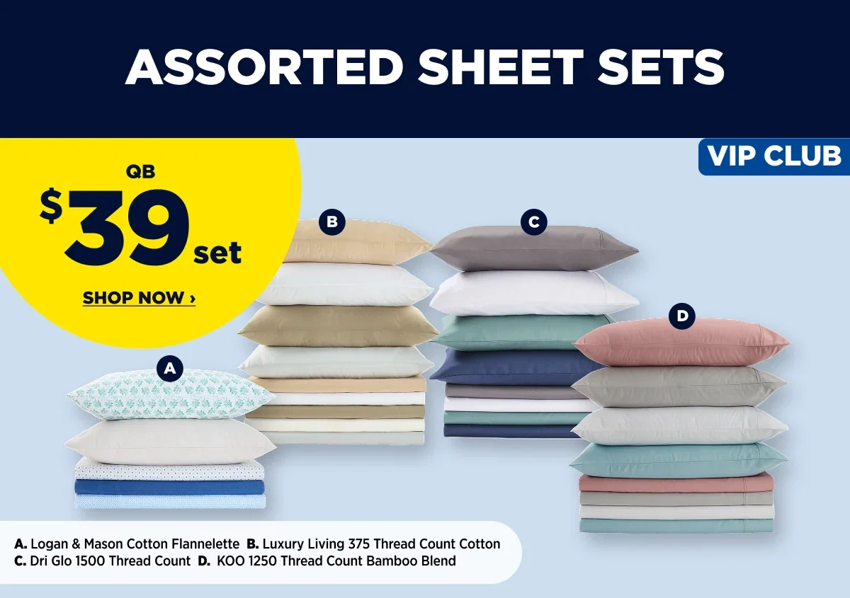Assorted Sheet Sets