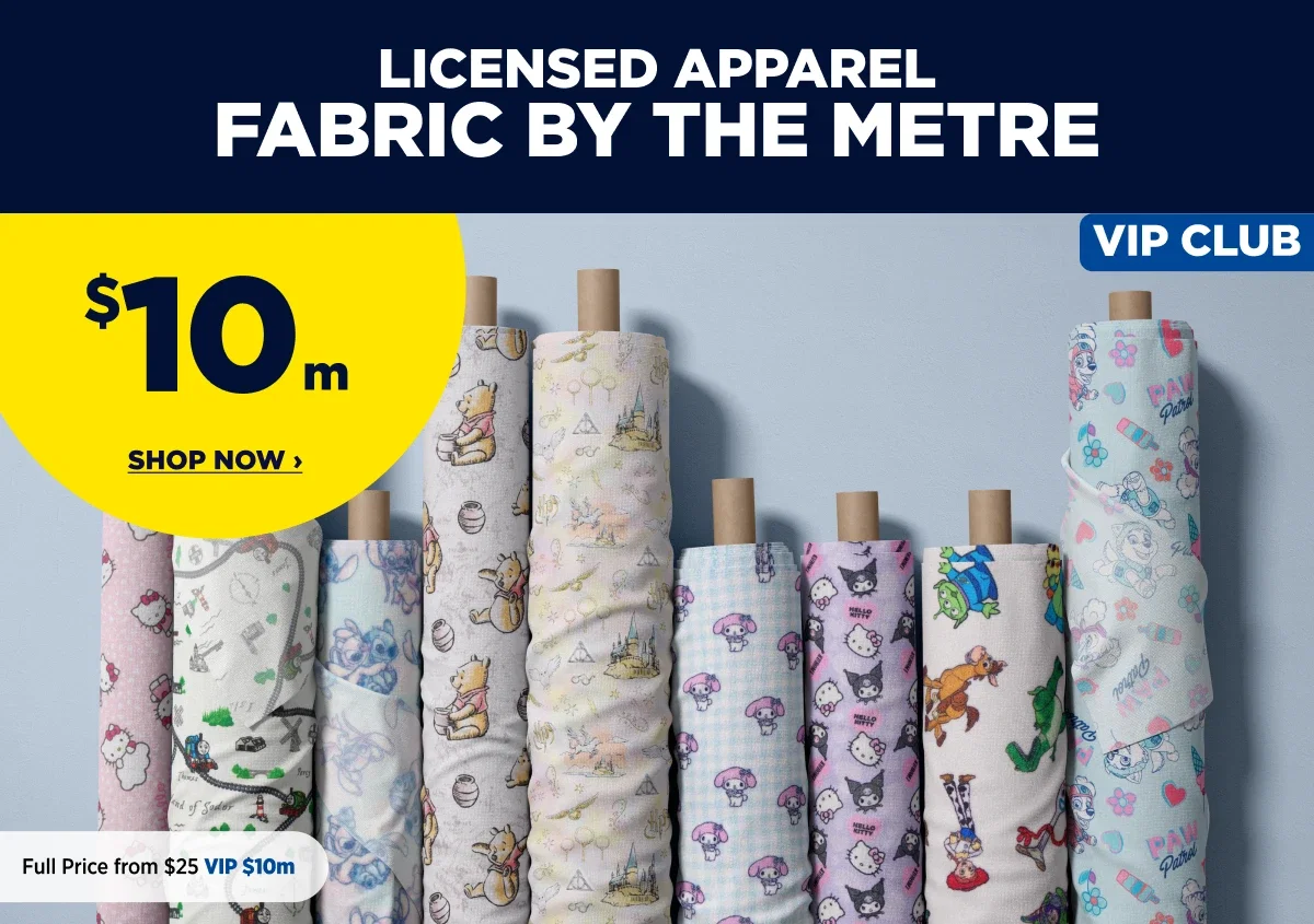 Licence Printed by the Metre