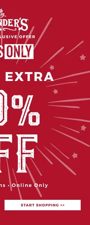 MY CAVENDER'S MEMBER-EXCLUSIVE ONLINE OFFER |EXTRA 20% OFF SELECT SALE | START SHOPPING >>