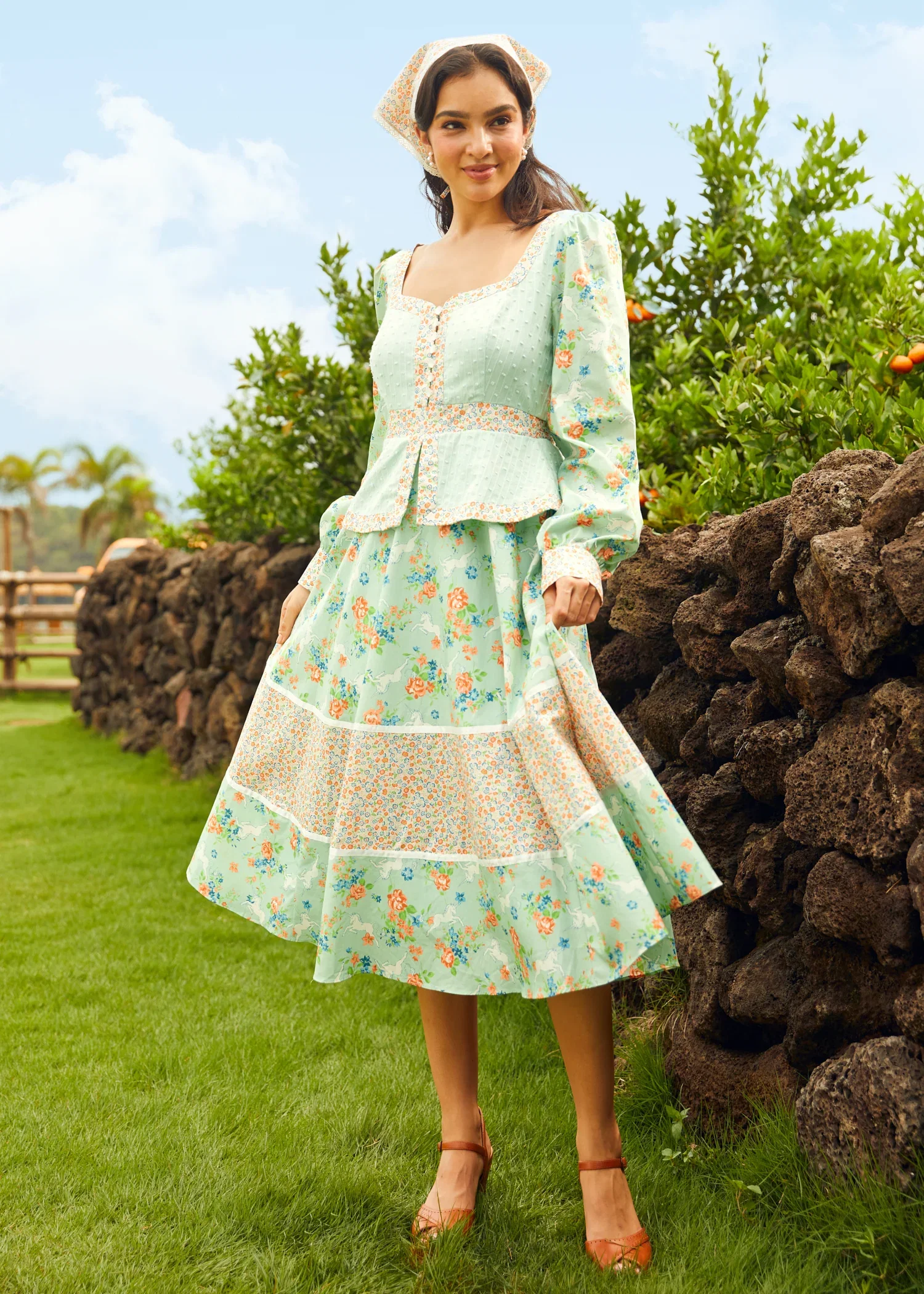 GUNNE SAX for ModCloth Lilly Corselette Midi Dress