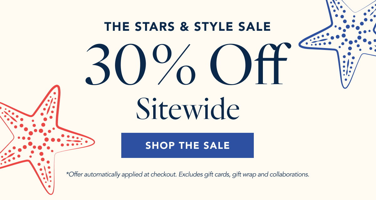 30% Off Sitewide 