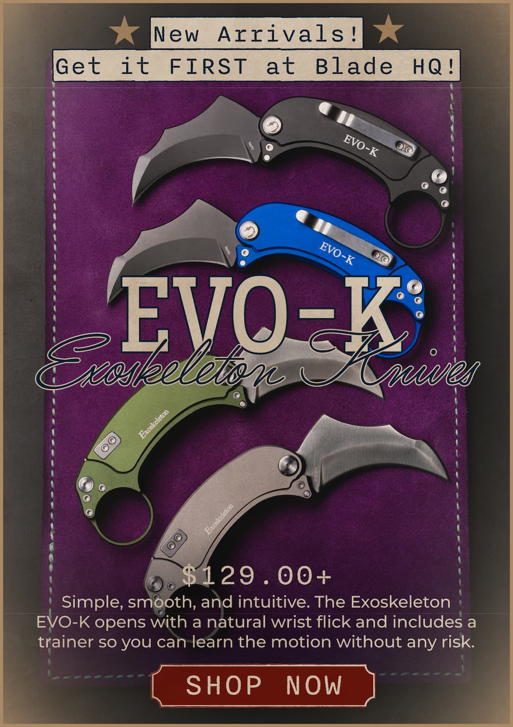 Exoskeleton Knives EVO-K