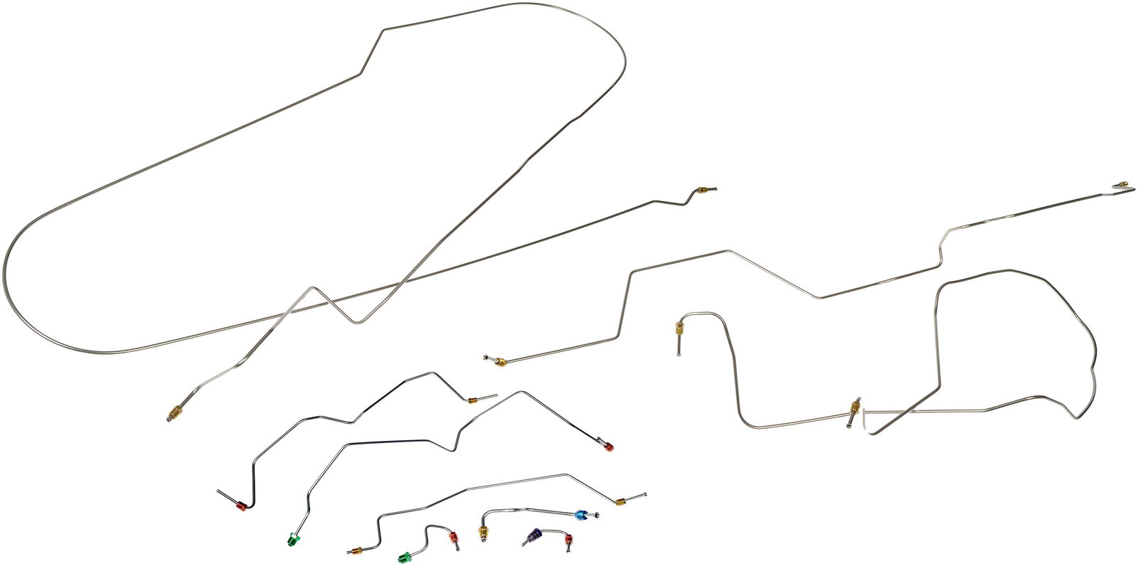 Stainless Steel Preformed Brake Line Kit