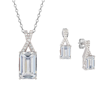 The American Dream 11-Carat Pendant with FREE Matching Earrings