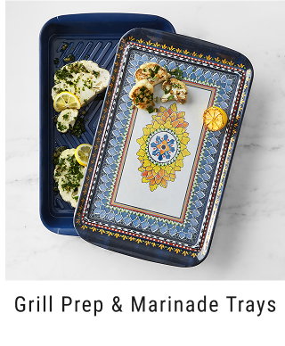 Grill Prep & Marinade Trays