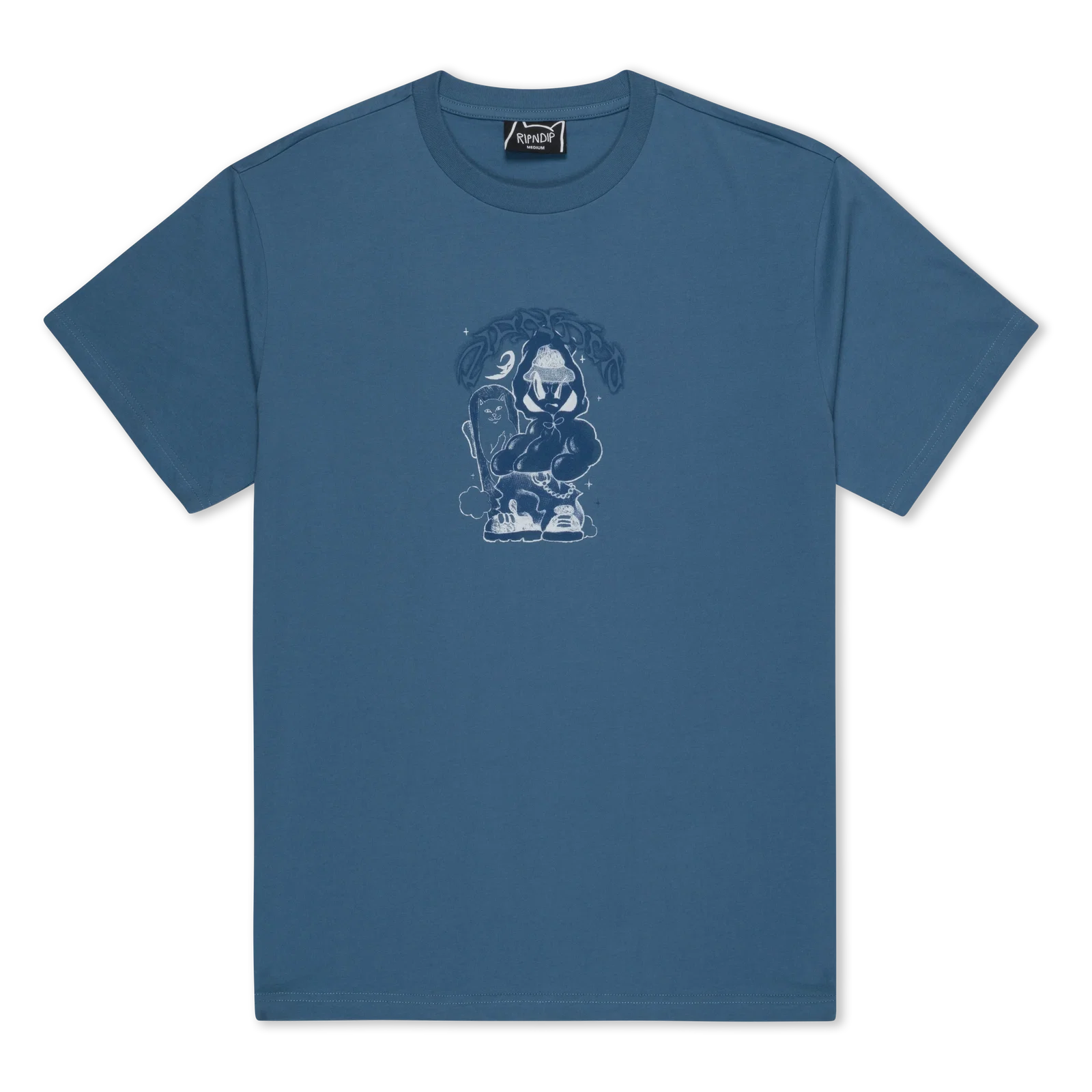 Image of What? Tee (Blue)