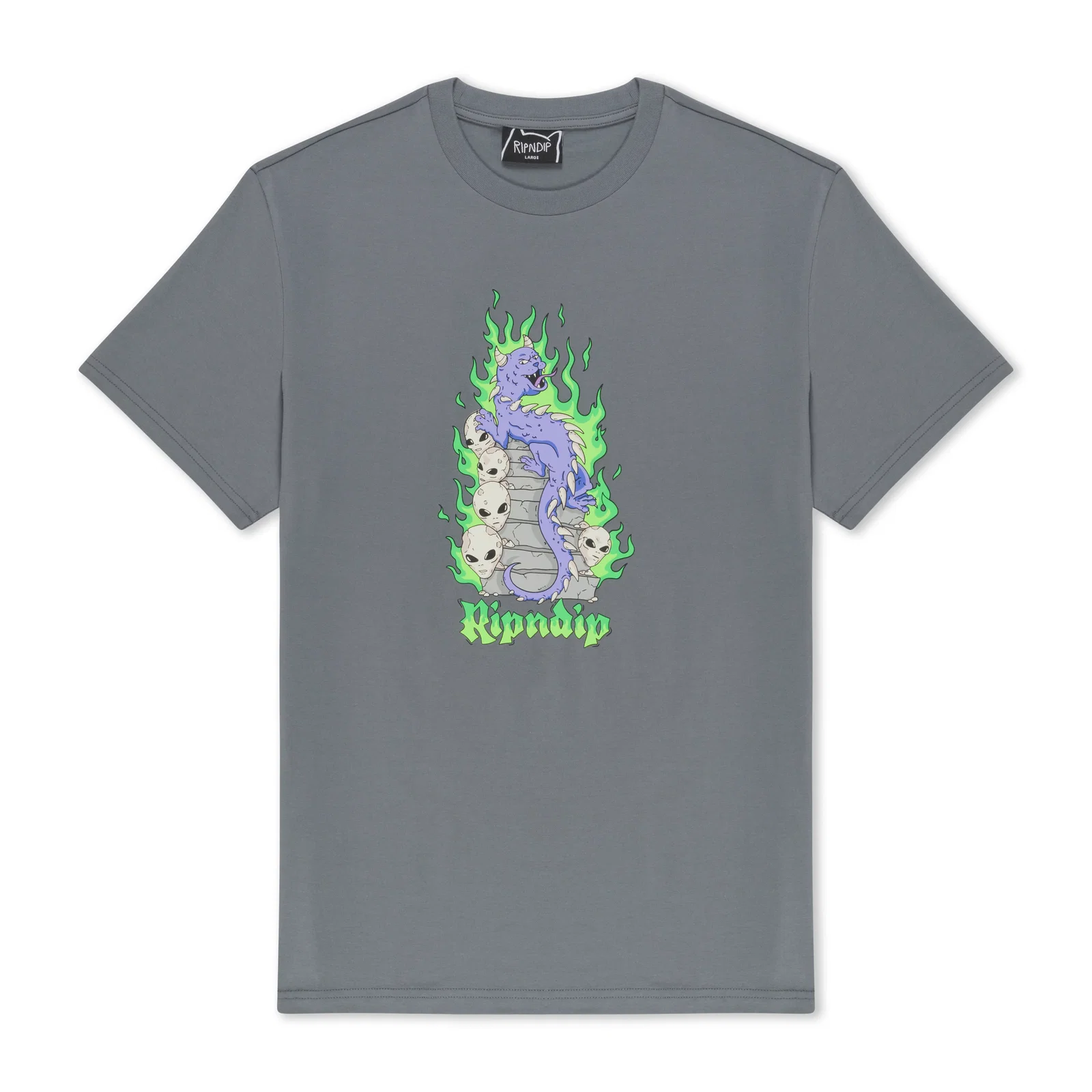 Image of Horntail Tee (Charcoal)