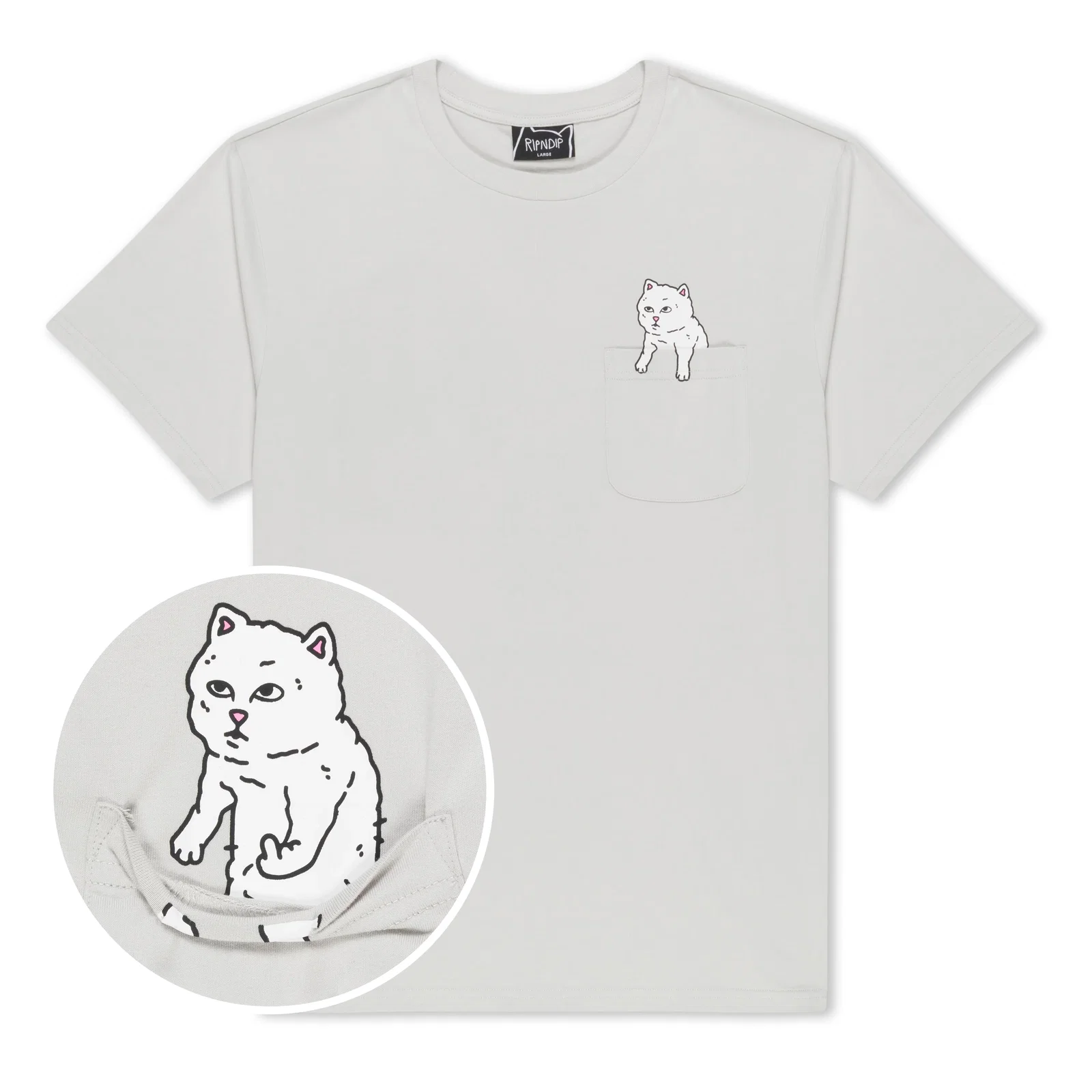 Image of For Sale Pocket Tee (Grey)