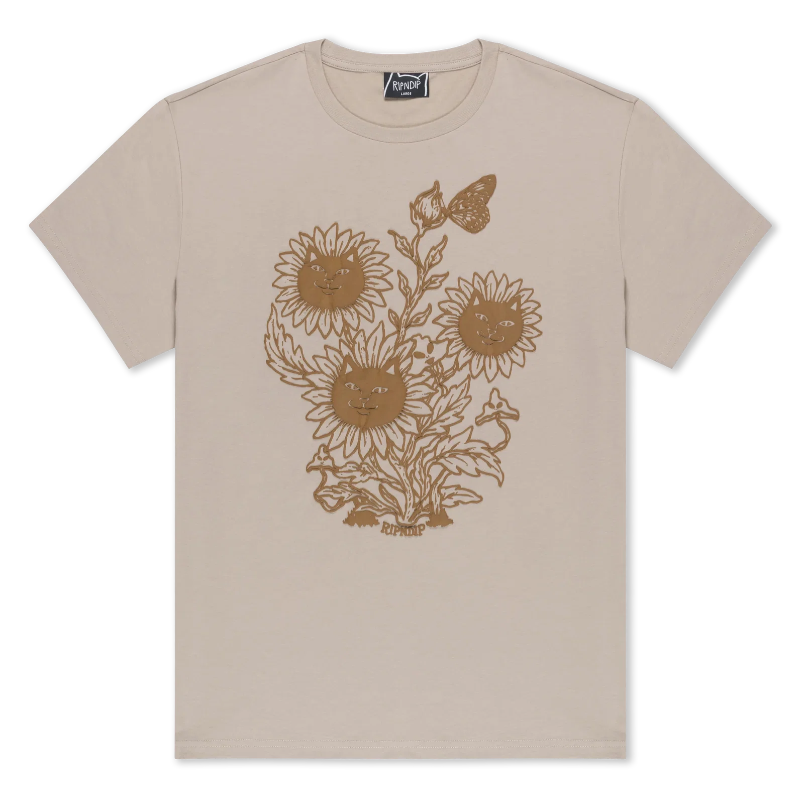 Image of Where The Flowers Bloom Tee (Sand)