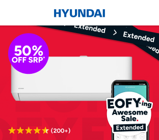 Hyundai 2.6kW Inverter Smart Split System Air Conditioner (Reverse Cycle) Product Image