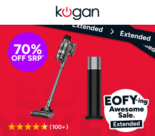 Kogan MX15 Absolute 38kPa 75min Anti-Tangle Auto Dust Detection Cordless Stick Vacuum Cleaner with Auto-Empty Dock Product Image