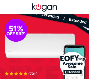 Kogan SmarterHome™ 3.5kW Inverter Split System Air Conditioner (Reverse Cycle) Product Image