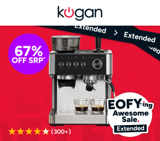 Kogan Espresso Barista Coffee Machine with Grinder Product Image