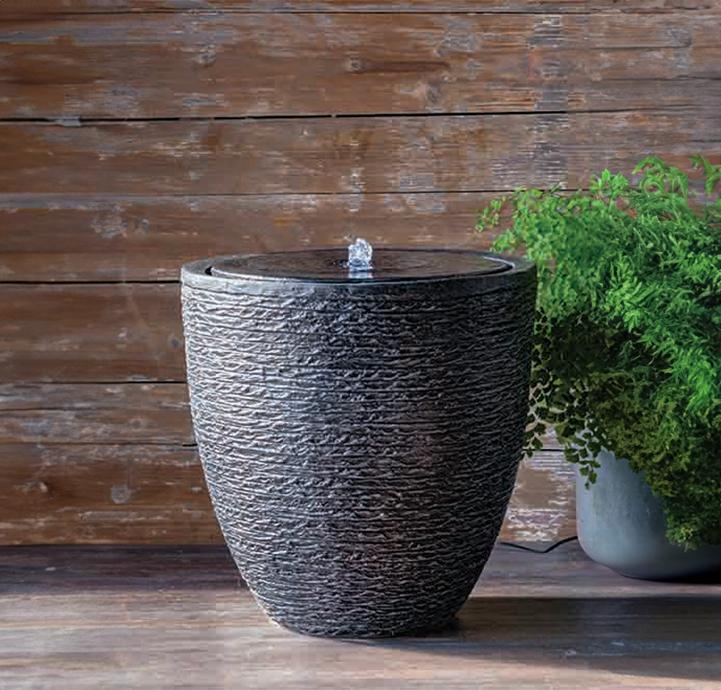 Image of Vaso Moderno Fountain || Stone Grey