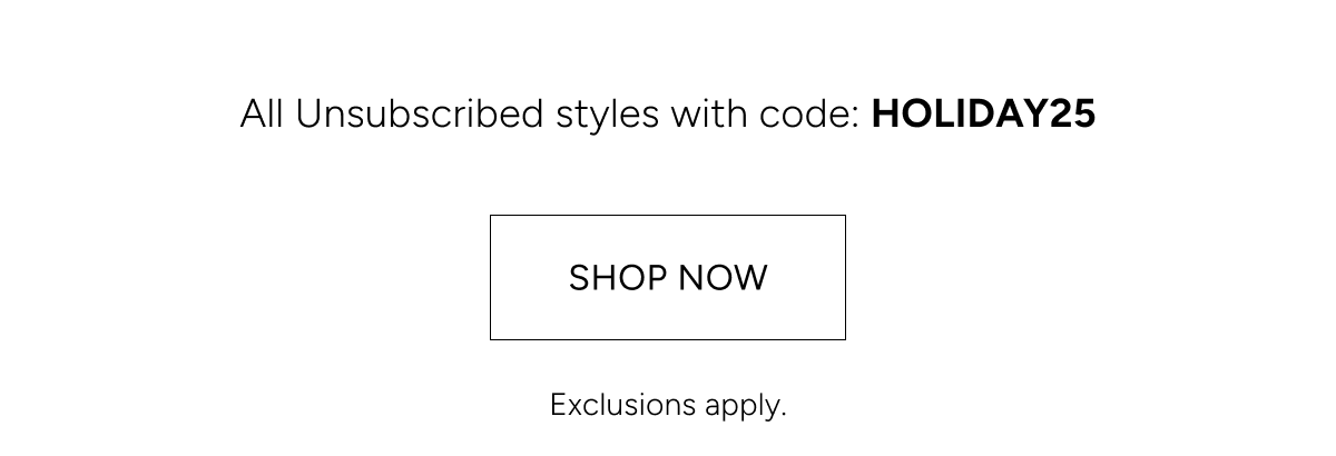 the holiday weekend sale 25% off