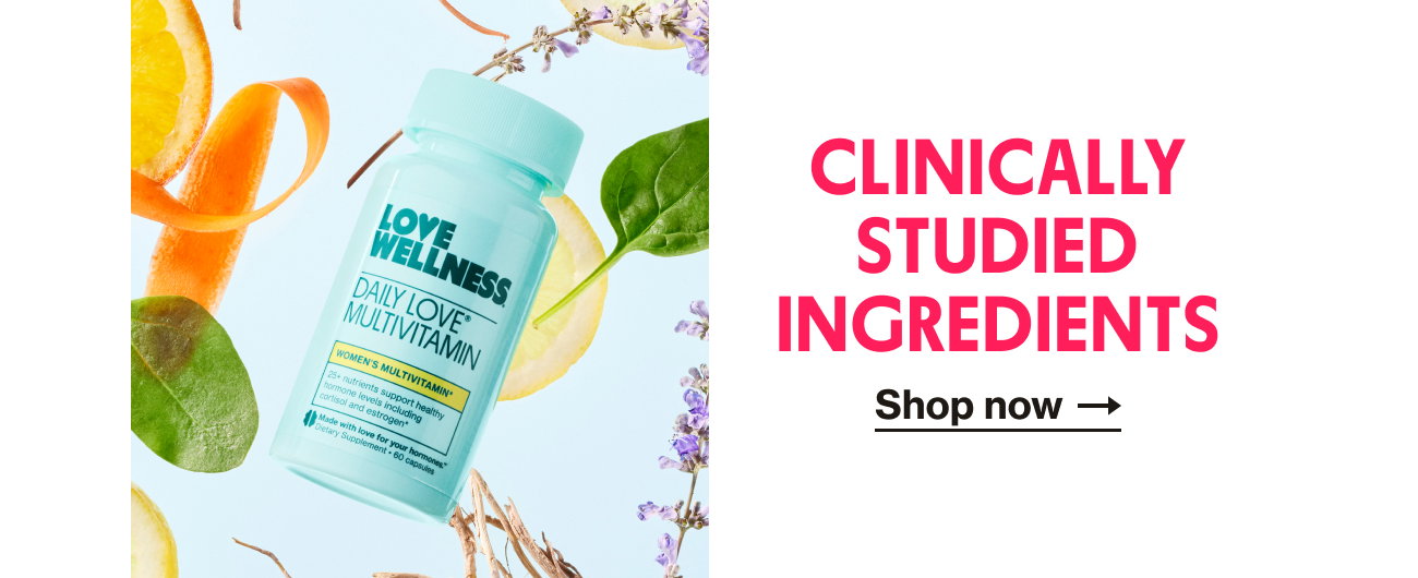Clinically studied ingredients