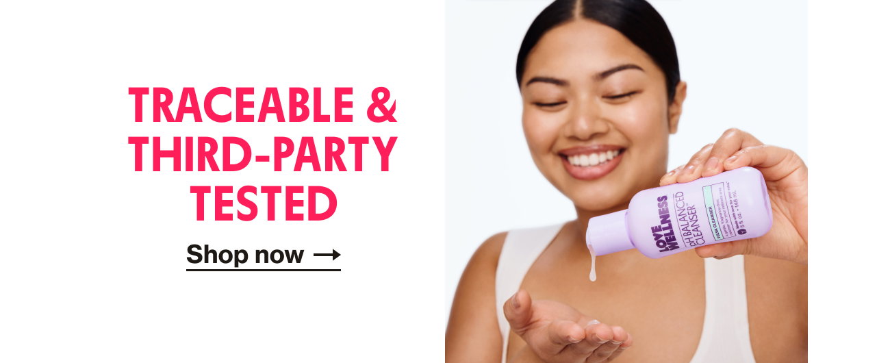 traceable & third-party tested