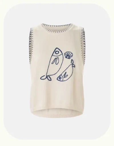 Jacquard Sweater Tank