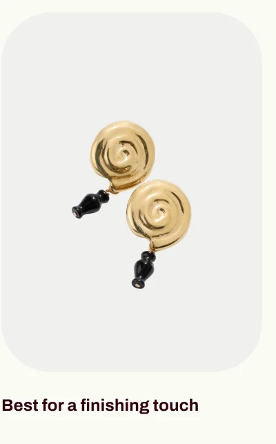 Spiral Shell Vessel Earrings