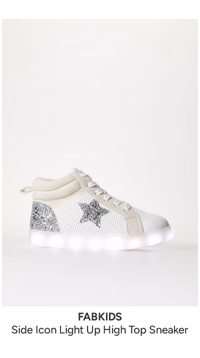 Side Icon Light Up High Top Sneaker