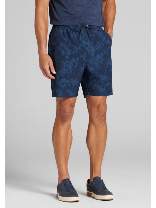Traveler® COOL<i>MOTION</i> Tailored Fit Stretch Tech Active Shorts 7''