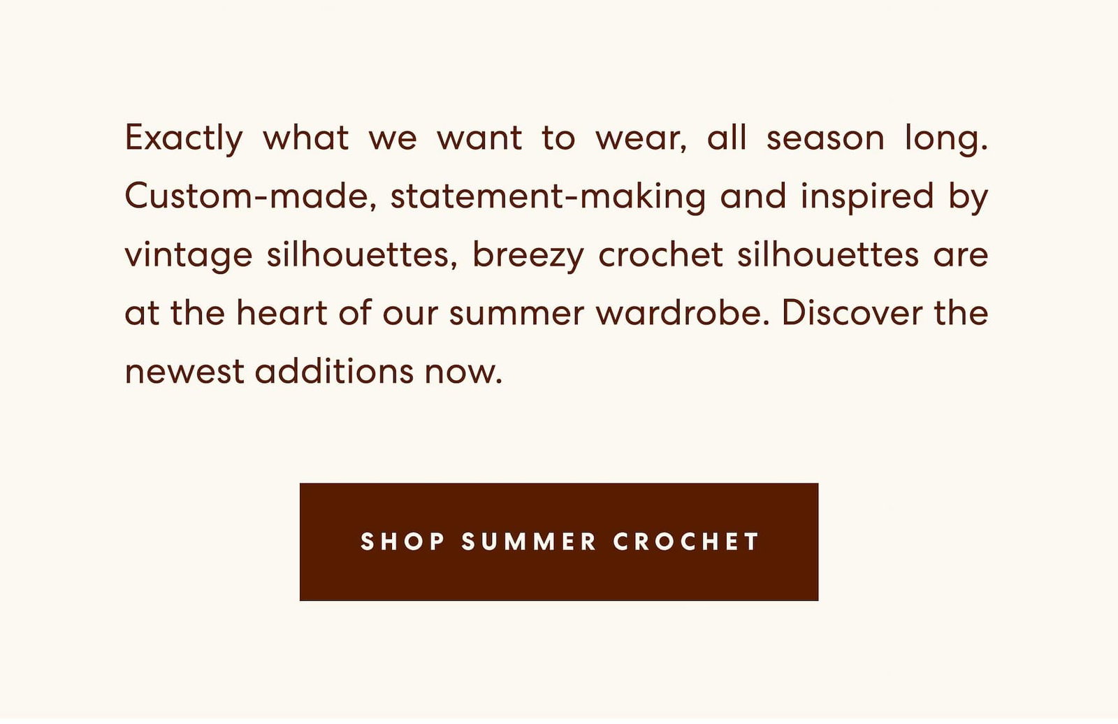 Shop Summer Crochet 