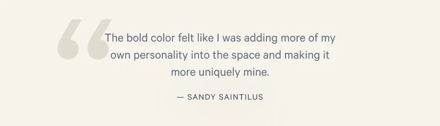 Adding my personality into the space