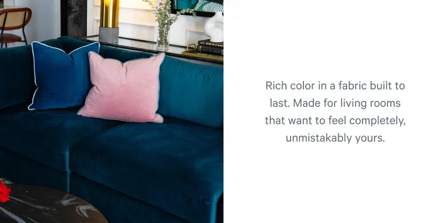 Rich color in a fabric built to last