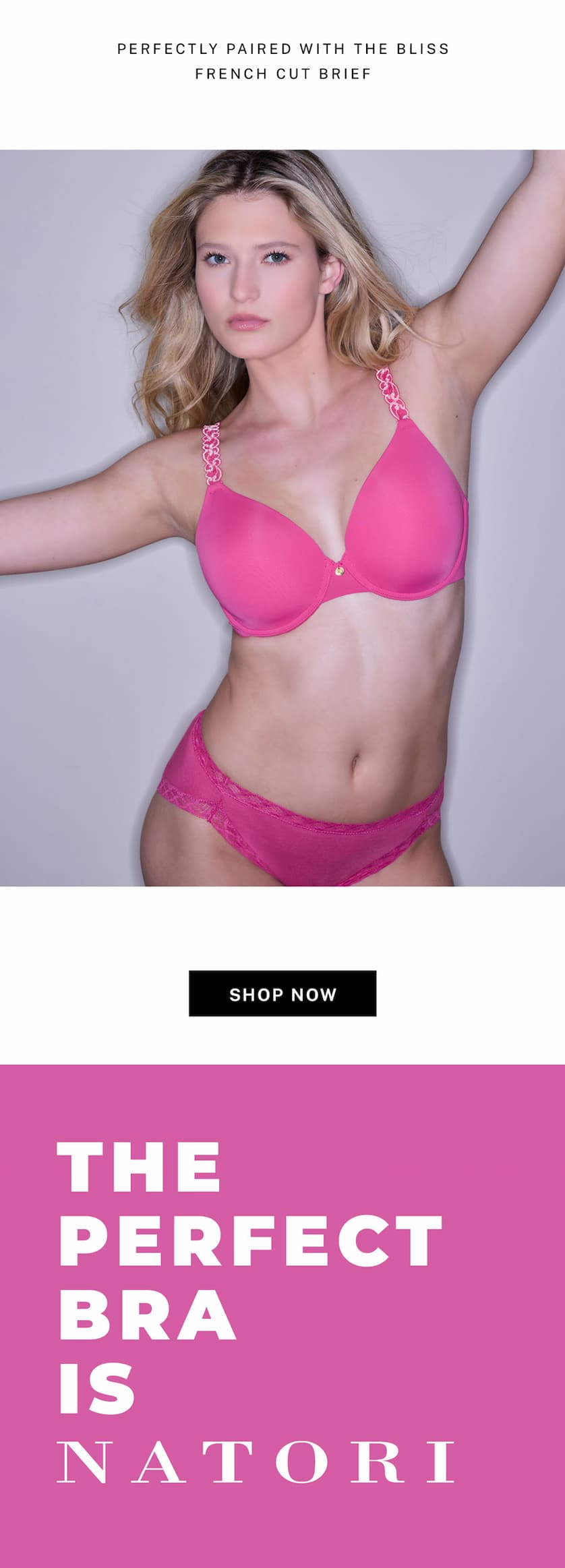 Perfectly paired with the Bliss French Cut Brief