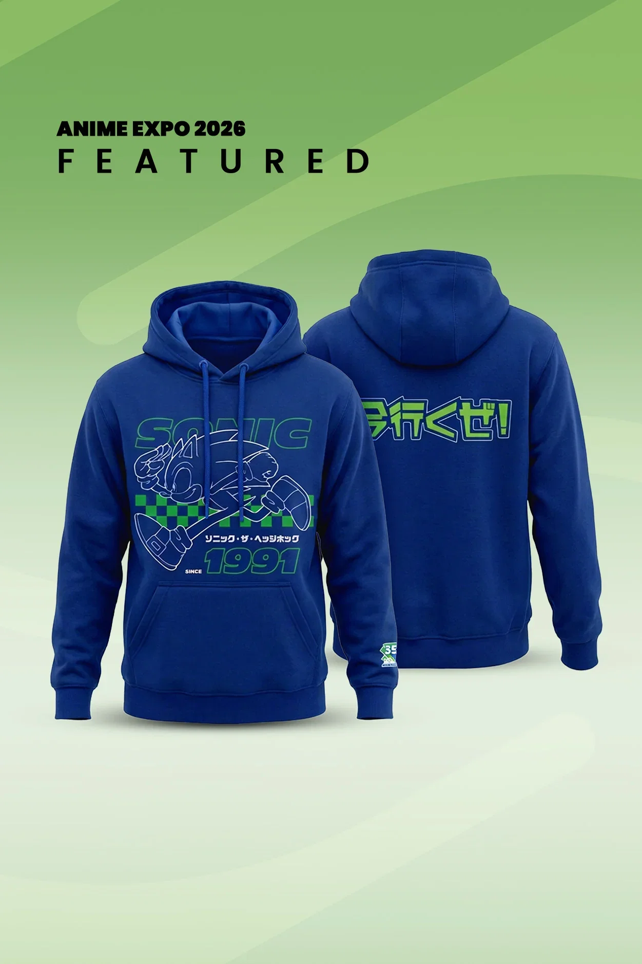 Image of Sonic the Hedgehog: 35th Anniversary AX26 Hoodie