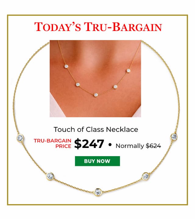 Touch of Class Necklace Gold Clad