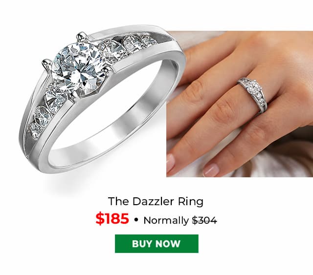 The Dazzler Ring Platinum Clad