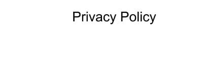 Privacy Policy