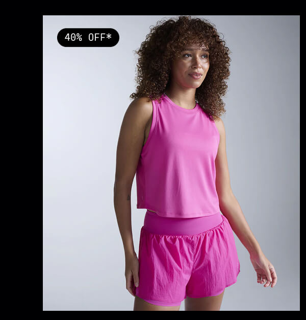  Aero Mesh Crop Tank