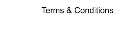Terms and Conditions